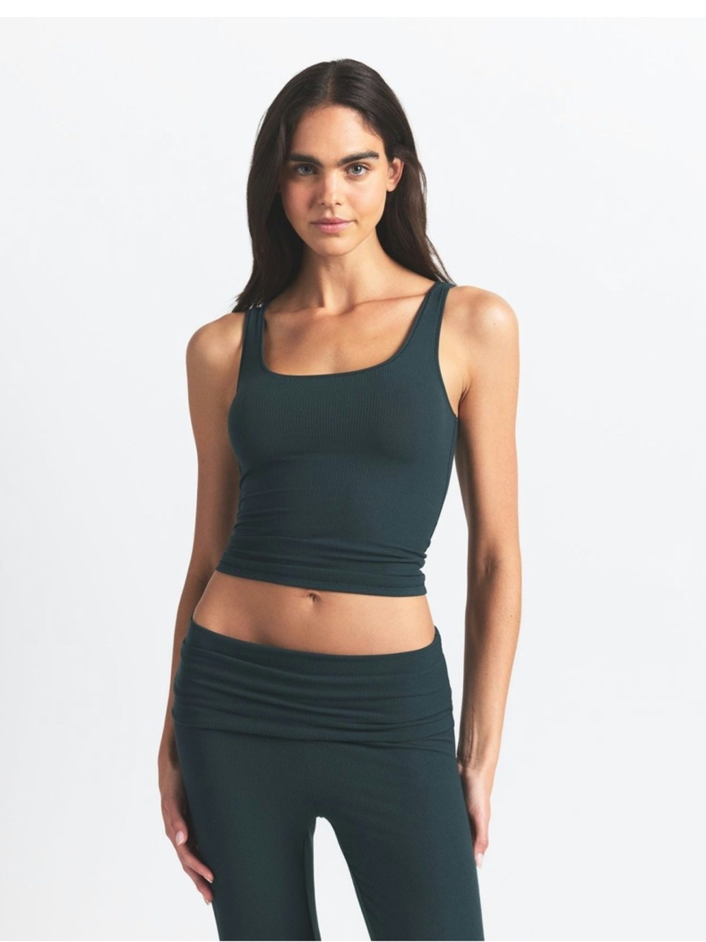 SKIMS Soft Lounge Tank Cypress (color) size Small - Picture 2 of 8